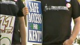 Protest against pot garden ban