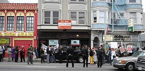 Patients rally outside HopeNet