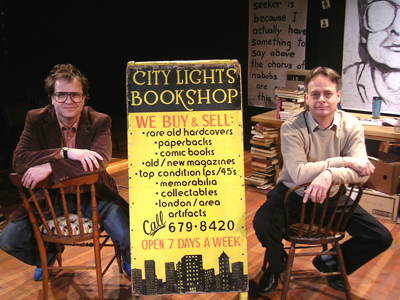 Jeff and Marc on the set in early 2006