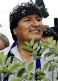 Bolivian President Evo Morales