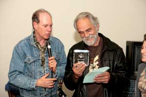 Ed Rosenthal and Tommy at a Green-Aid benefit.